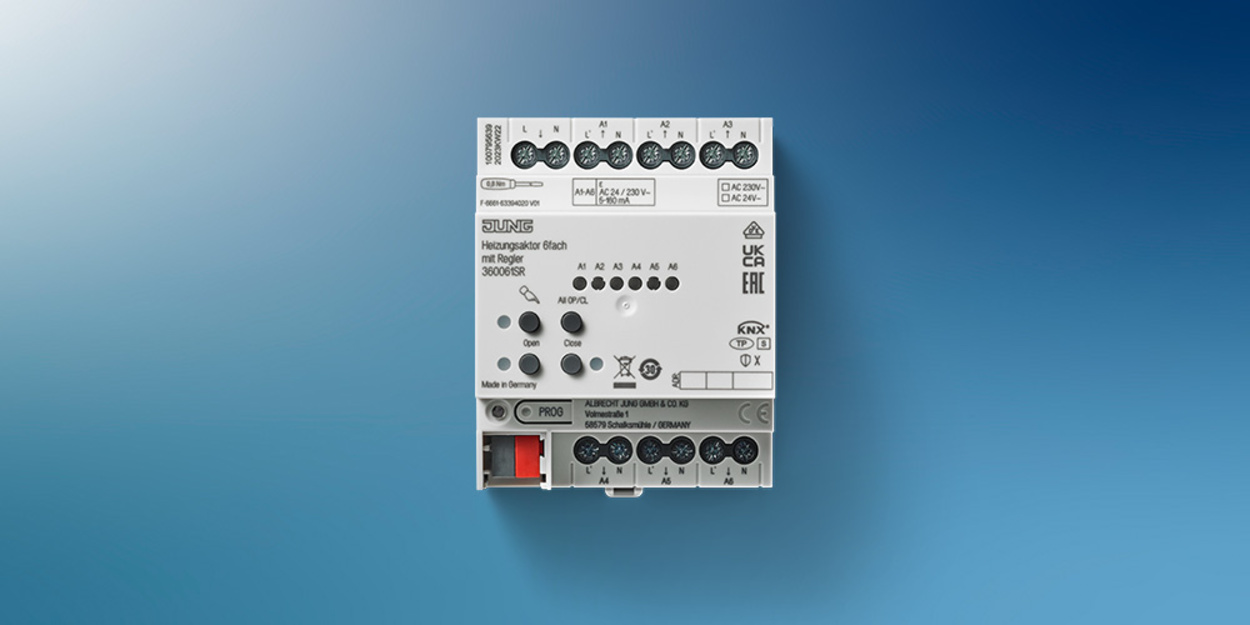 KNX Heizungsaktor 6-fach bei Elektro Klube GmbH in Weißenfels